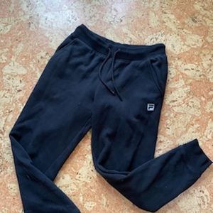 Black Fila Sweatpants